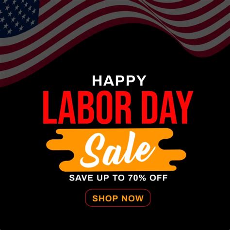 Labor Day Sale Template Social Media Post Postermywall