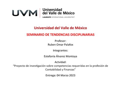 U1 PROY1 EAM Contabilidad Universidad del Valle de México SEMINARIO