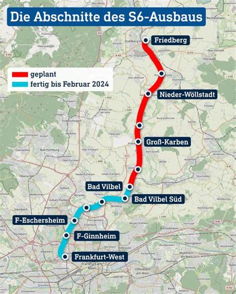 Bauarbeiten An Der S6 Strecke Zwischen Bad Vilbel Und Frankfurt Erneut