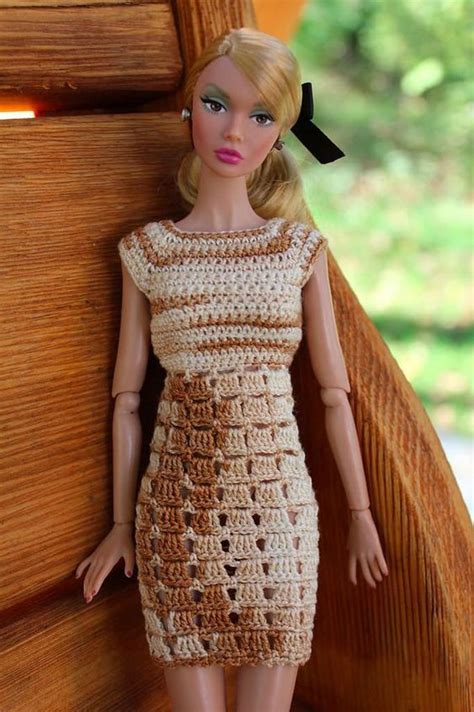 Patrones De Vestidos Tejidos A Crochet Para Barbies Ll Crochet Barbie