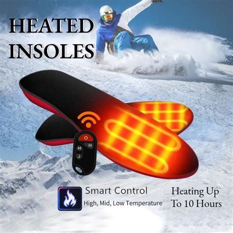 Semelles Thermiques Lectriques M Tropolitaines Usb Chauffe Pieds