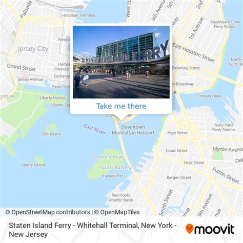 Staten Island Ferry Map