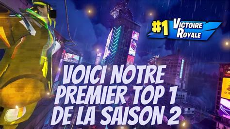 Voici Notre Premier Top De La Saison Sur Fortnite Youtube