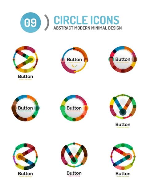 Premium Vector Collection Of Abstract Circle Logos