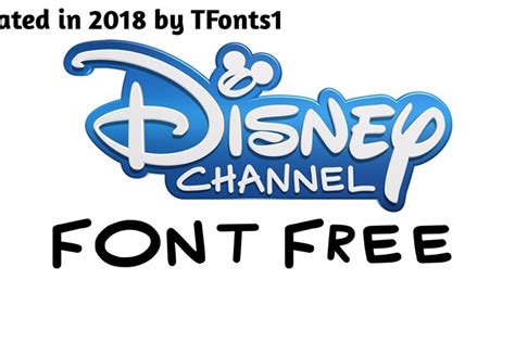 Disney Channel Font Nubefonts Fontspace