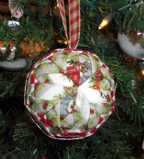 Fabric No Sew Quilt Christmas Ornament By AnitasHandmadeStudio On Etsy