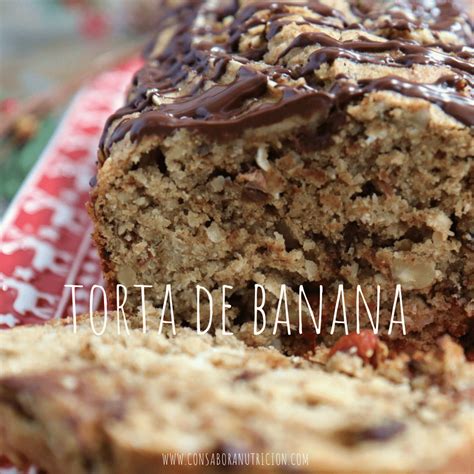 Torta De Banana Con Sabor A Nutrición