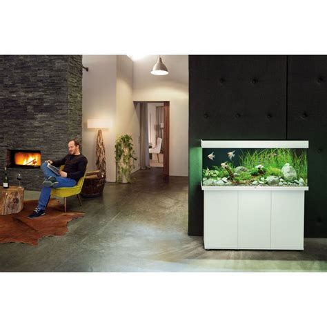 Juwel Aquarium Rio 450 Led 2 X Led 1200mm Noir Avec Meuble Avec P