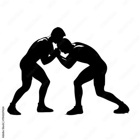 Vetor De Wrestling Svg Wrestler Svg Wrestling Cut File Wrestling