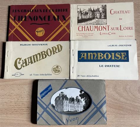 5 CARNETS CARTES Postales Anciennes Chateaux De La Loire Chenonceau