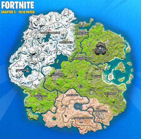 Fortnite map – Chapter 3 Season 1 Update Tilted Towers - Polygon