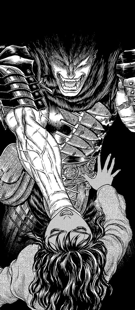 Guts Berserk Casca Manga Art