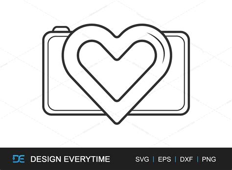 Camera Outline Vector, Photography SVG Graphic by DesignEverytime ...