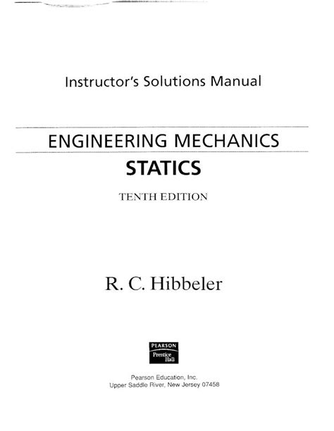 PDF Solucionario Mecanica Vectorial Para Ingenieros Estatica 10ma