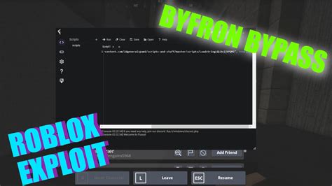 New Roblox How To Bypass Byfron Youtube