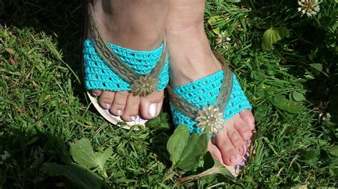 CROCHET PATTERN, Crochet Flip Flop Socks Pattern, How to Crochet Flip ...