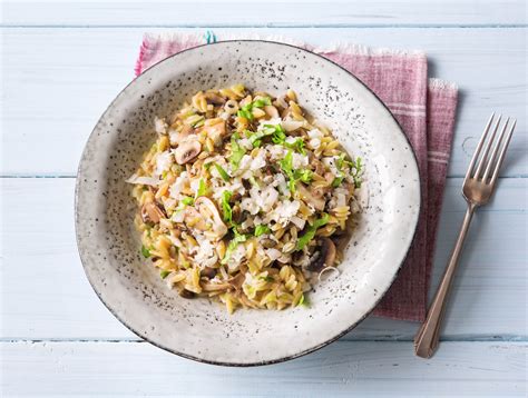 Risotto Van Orzo Met Paddenstoelen En Kruidenkaas Recept HelloFresh