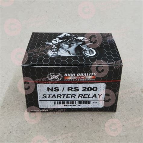 Starter Relay Modenas Bajaj Pulsar Ns 200 Rs 200 Ns 160 V15 Nk Shopee Malaysia