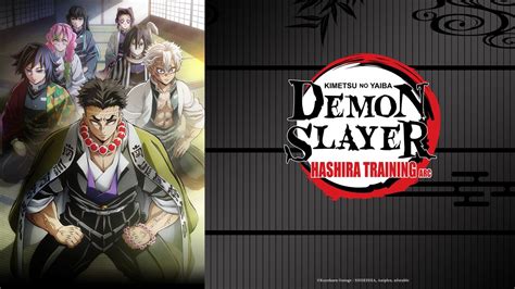 Larc dentraînement Demon Slayer Hashira sera diffusé sur Crunchyroll