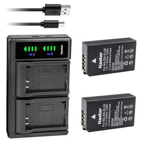 Kastar Pack Battery And Ltd Usb Charger Replacement For Nikon