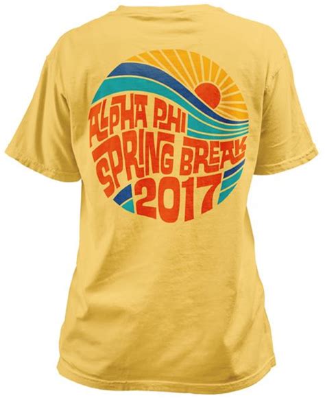 4236 Alpha Phi Spring Break T Shirt Metrogreek Spring Break Outfits Spring Break Cruise