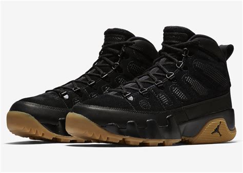 Air Jordan 9 Boot NRG Black Gum AR4491 025 Release Date SBD