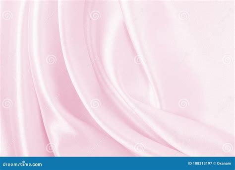 Smooth Elegant Pink Silk Or Satin Texture As Wedding Background Stock