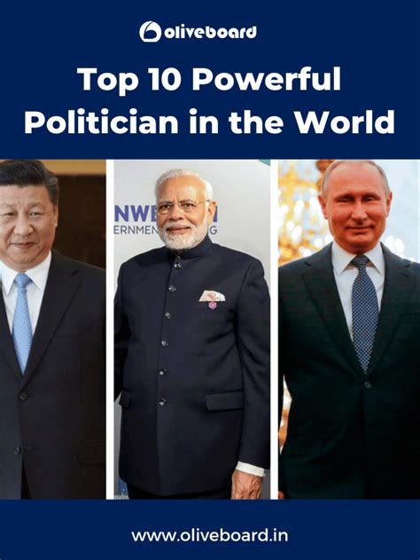 Top 10 Most Powerful Politicians In The World Oliveboard