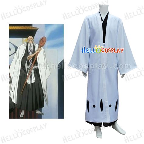 Bleach Shigekuni Yamamoto Genryusai Cosplay Captain Cloak