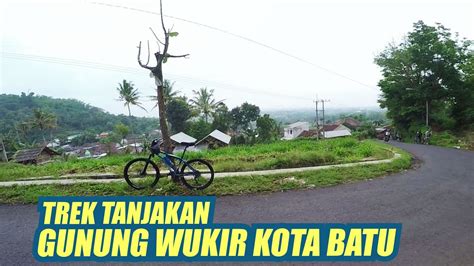 Trek Tanjakan Gunung Wukir Kota Wisata Batu Gowes Youtube