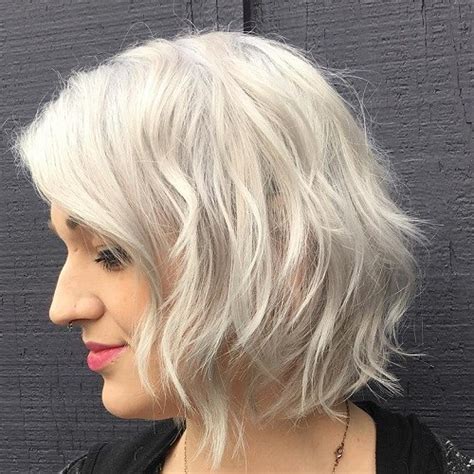 Ash Blonde Wavy Bob HAIRS