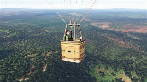 Aussie Group Flights Team Hot Air Balloon Over The Serengeti