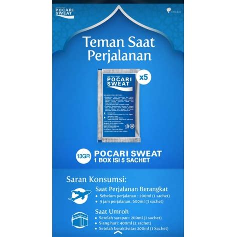 Jual Pocari Sweat Sachet G Box Shopee Indonesia