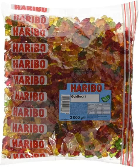 HARIBO GOLD BEARS, Gummy Bear Sweets, Bulk Bag 3 kg £27.99 - PicClick UK