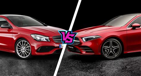 2019 Mercedes A Class Sedan Vs Cla Just How Different Are They Carscoops