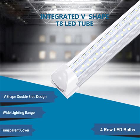 Pcs T Ft Led Tube Light Bulbs W Foot Led Shop Light