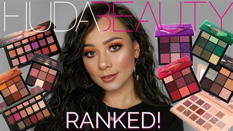 Ranking Huda Beauty Eyeshadow Palettes From Worst To Best Youtube