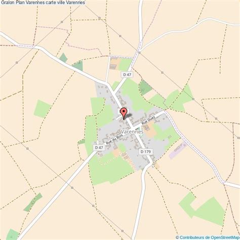 Plan Varennes Carte Ville Varennes