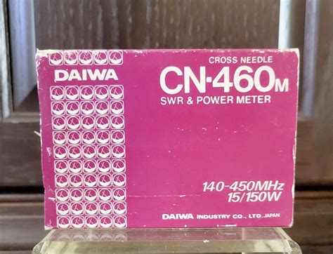 Daiwa CN 460m 140 450 MHz Cross Needle SWR Power Meter Vnt With