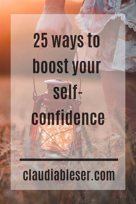 Ways To Build Your Self Confidence Claudia Bleser Self