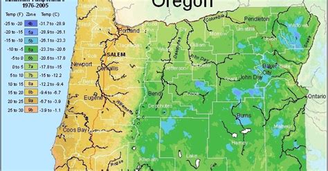 Farmers Know Best: Oregon USDA Plant Hardiness Zones Map