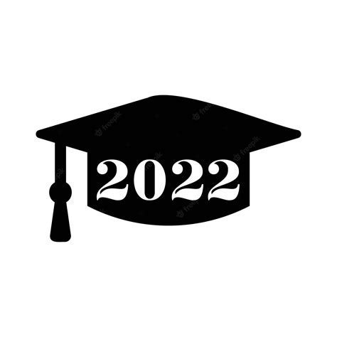 Premium Vector Graduation Cap 2022 Vector Illustration