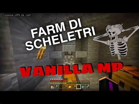 Farm Di Scheletri Minecraft Vanilla Mp Youtube