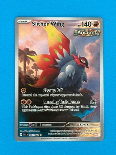 Pokémon TCG Slither Wing Paradox Rift 203 182 Holo Illustration Rare NM