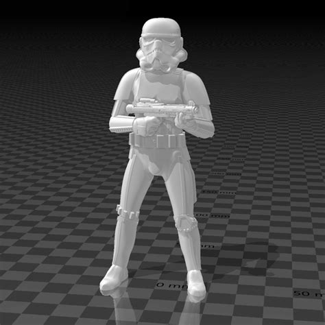 Free Stl File Stormtrooper Standing At Attention 🫡 ・model To Download