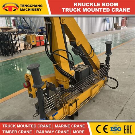 Hot Style Ton China Hydraulic Self Loading Flatbed Folding Boom