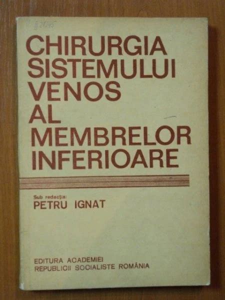 Chirurgia Sistemului Venos Al Membrelor Inferioare De J Avram V