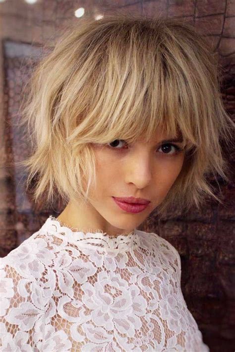 Top Dark Blonde Hair Color Ideas For Pelo Corto Con Flequillo Cortes De Cabello Corto