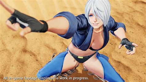 The King Of Fighters Xv Angel Trailer Screenshots Gematsu