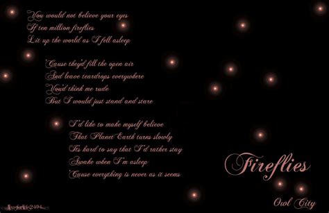 🔥 Free Download Fireflies Bg Owl City By Eriksearthstar2494 Fan Art